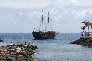 excursión barco pirata timanfaya